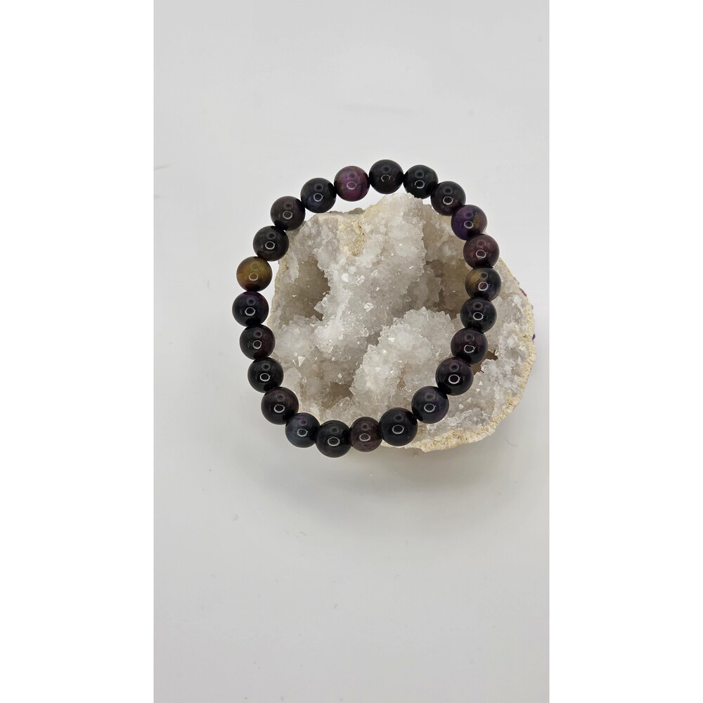 Multicolor Tiger's Eye Stretch Bracelet